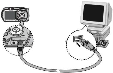 SAMSUNG KENOX D7 - Connection de lappareil au PC - 1