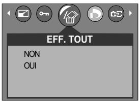 SAMSUNG KENOX D7 - Suppression de toutes les images - 1