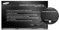 SAMSUNG VLUU L74WIDE - Configuration de l'application - 1