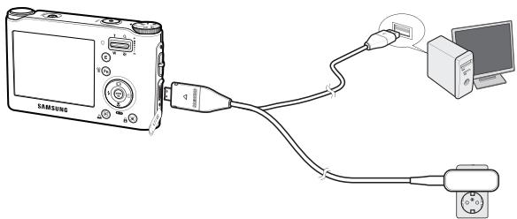 SAMSUNG VLUU NV4 - Comment charger la batterie rechargeable (SLB-0937) - 1