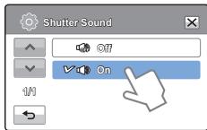 SAMSUNG HMX-T11WP - Shutter Sound (Son obturateur) - 1
