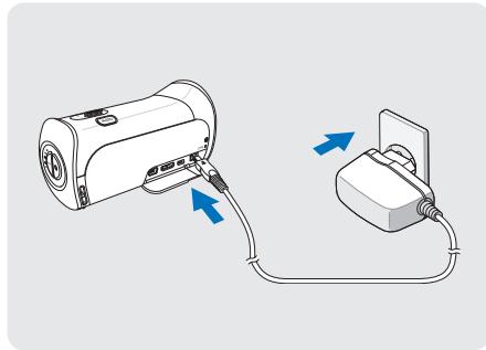 SAMSUNG HMX-T11WP - Utilisation du câble USB - 1