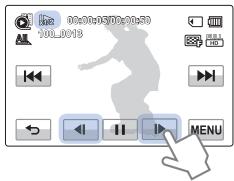 SAMSUNG HMX-T11WP - Lecture image par image - 1