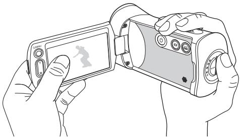 SAMSUNG HMX-T11WP - Modification du mode d'affichage des informations - 3