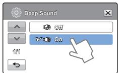 SAMSUNG HMX-T11WP - Beep Sound (Signal sonore) - 1