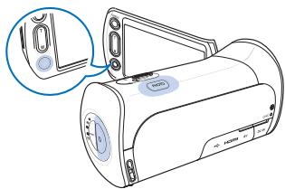 SAMSUNG HMX-T11WP - Pour arrêter l'enregistrement, appuyez à nouveau sur le bouton Démarrage/arrêt de l'enregistrement. - 1