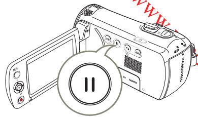 SAMSUNG 65X INTELLI-ZOOM - PAUSE/REPRISE DE L'ENREGISTREMENT - 1