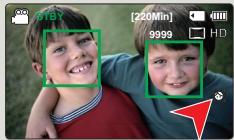 SAMSUNG 65X INTELLI-ZOOM - Exemple de la fonction de détection de visage - 1