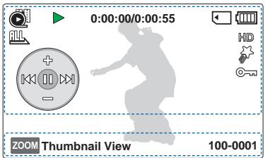 SAMSUNG 65X INTELLI-ZOOM - Mode Lecture vidéo: Affichage simple - 1