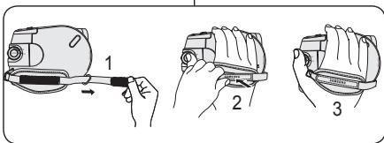 SAMSUNG DIGITAL CAM - Installation du cache-objectif après utilisation - 1