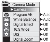 SAMSUNG DIGITAL CAM - Réglage de la fonction (Bal. blancs) - 1