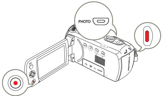 SAMSUNG HMX F900 - PRISE ET MARQUAGE DES MOMENTS IMPORTANTS PENDANT L'ENREGISTREMENT (MY CLIP FUNCTION) - 1