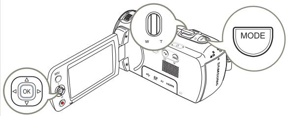 SAMSUNG HMX F900 - Visionnage de l'écran LCD de votre caméscope - 1