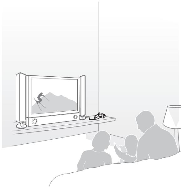 SAMSUNG HMX F900 - VISIONNAGE SUR UN ÉCRAN DE TÉLÉVISION - 6