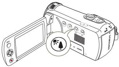 SAMSUNG HMX F900 - UTILISATION DU BOUTON TACTILE CONTRE-JOUR - 1