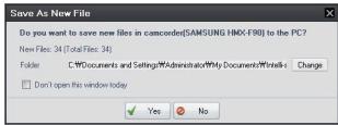 SAMSUNG HMX F900 - Etape 1. Raccordement du câble USB - 2