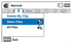 SAMSUNG HMX F900 - Delete My Clip (Supprimer My Clip) - 2
