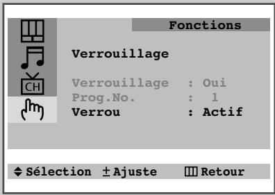 SAMSUNG CS-20H4MJ - Activez le verrouillage - 4
