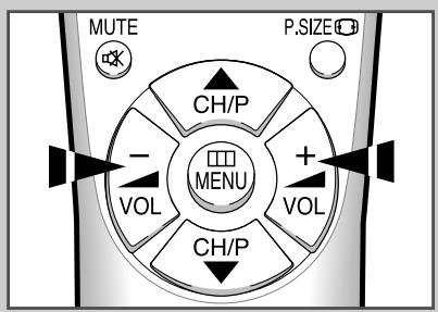 SAMSUNG CS-20H4MJ - Réglez le volume - 1