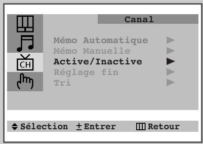 SAMSUNG CS-20H4MJ - Mémorisez les chaînes manuellement - 9
