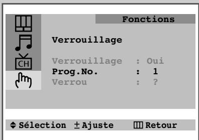 SAMSUNG CS-20H4MJ - Activez le verrouillage - 3