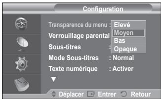 SAMSUNG CW-21Z573B - Transparence du menu - 2
