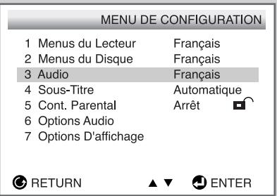 SAMSUNG DW-21G5 - Sélection de la langue d'écoute - 5