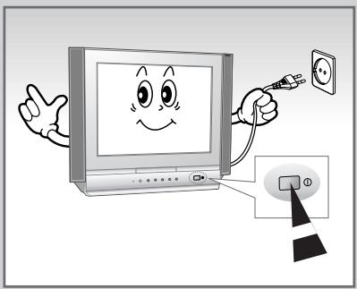 SAMSUNG DW-21G5 - Allumer et étéindre le poste de télévision - 1