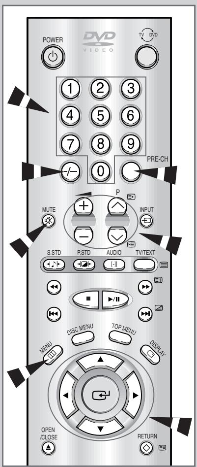 SAMSUNG DW-21G5 - Mettre le poste de télévision en mode Veille - 3