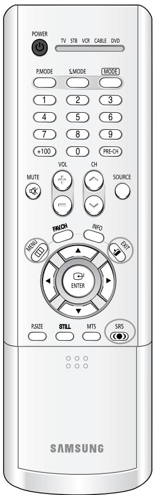 SAMSUNG HL-R4664W - Configuration de la fonction SRS TSXT - 1