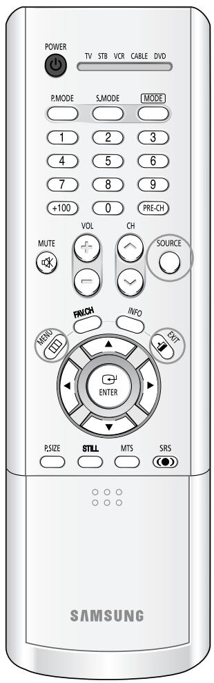 SAMSUNG HL-R4664W - Utilisation d'une source de diffusion externe - 1