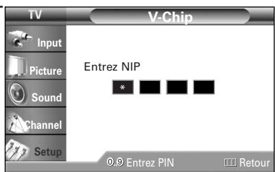 SAMSUNG HL-R4664W - Configuration des restrictions au moyen des classifications MPA - 3