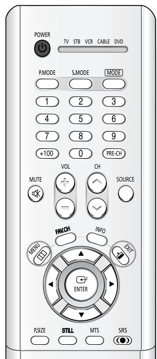 SAMSUNG HL-R4664W - Sélection de la langue d'affichage des menus - 1
