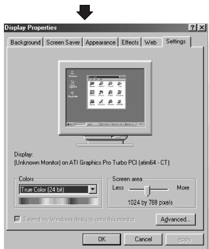 SAMSUNG HL-R4664W - Configuration de l'ordinateur (basée sur windows 98) - 3