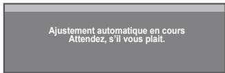 Ajustement automatique en cours Attendez, s'il vous plaît.
