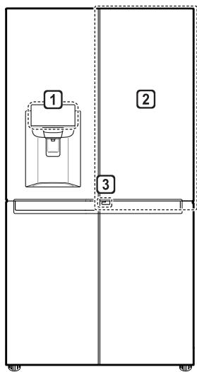 LG GML9331SC - Pièces et fonctions - 1