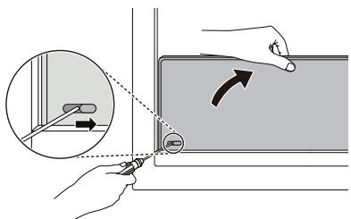 LG GML9331SC - Nettoyage de la mini-table retrait de la mini table - 2