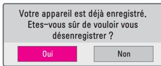 LG PH450UG - Annulation de l'enregistrement du code divx - 2