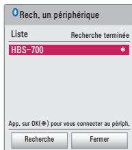 LG PH450UG - Recherche de périphériques bluetooth et connexion - 4