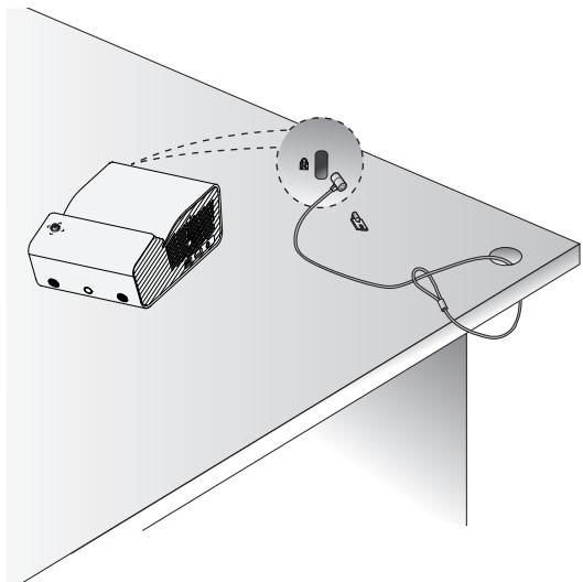 LG PH450UG - Système de sécurité kensington - 1