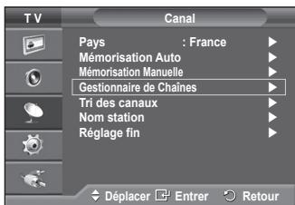 SAMSUNG PS50A470P1 - Ajout/verrouillage de canaux - 1