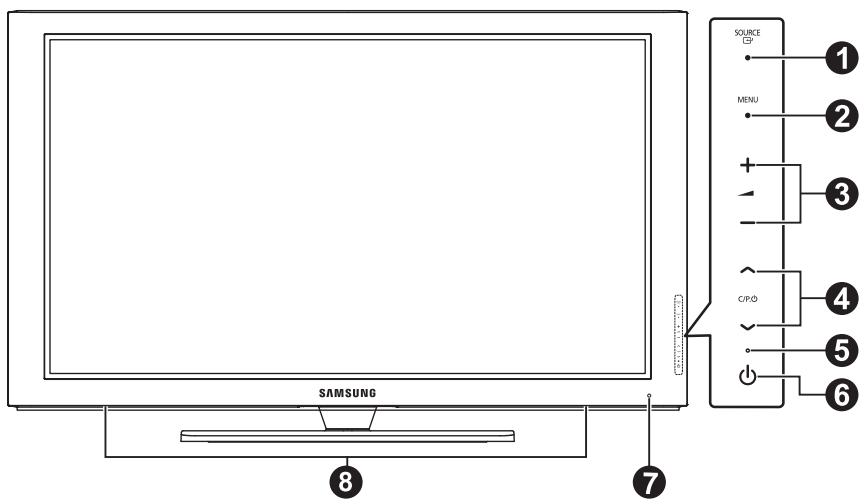 SAMSUNG PS50A470P1 - Painel frontal (ou lateral) - 1