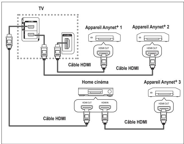 SAMSUNG PS50A470P1 - Connexion d'appareils Anynet+ - 2