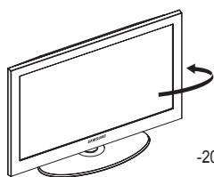 SAMSUNG PS50A470P1 - Utilisation de la base-support - 2