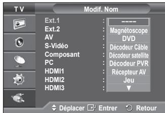 SAMSUNG PS50A470P1 - Modification du nom des péripériques - 2