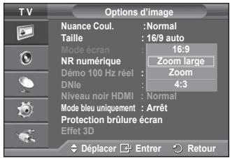 SAMSUNG PS50A470P1 - Positionnement et dimensionnement de l'écran à l'aide du zoom - 1