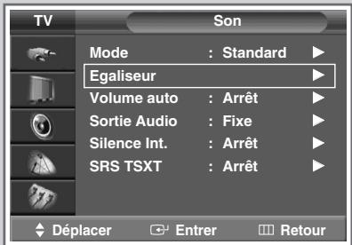 SAMSUNG SP-43W6HE - Réglage des paramètres du son - 2