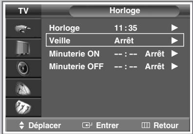 SAMSUNG SP-43W6HE - Réglage de Veille auto. - 3