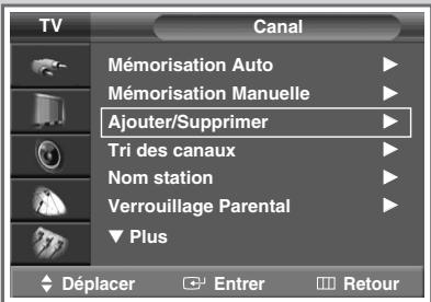 SAMSUNG SP-43W6HE - Saut des canaux indésirables - 1