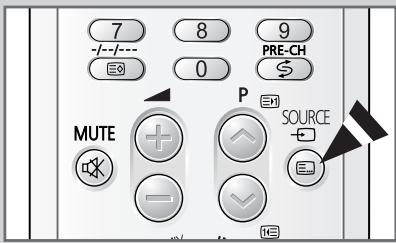 SAMSUNG SP-43W6HE - Visualisation d'une source de signal externe - 6